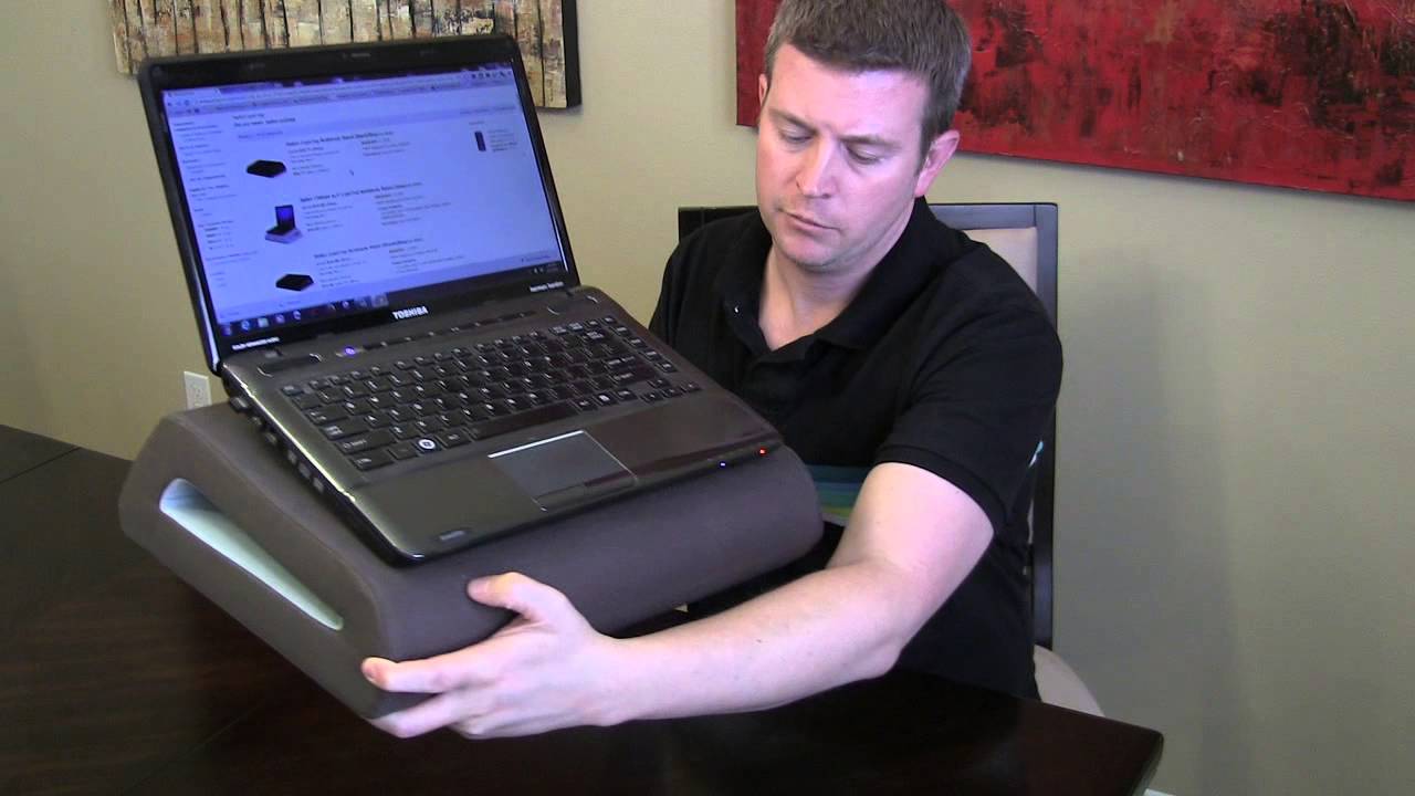 Belkin Cushtop Laptop Notebook Lap Desk Stand Review Demo