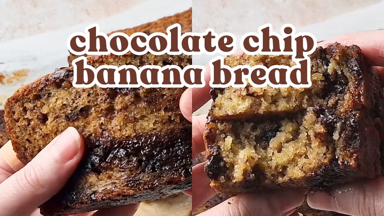Moist Chocolate Chip Banana Bread 🍌 Bake With Me 💖 Butternut Bakery Banana Bread