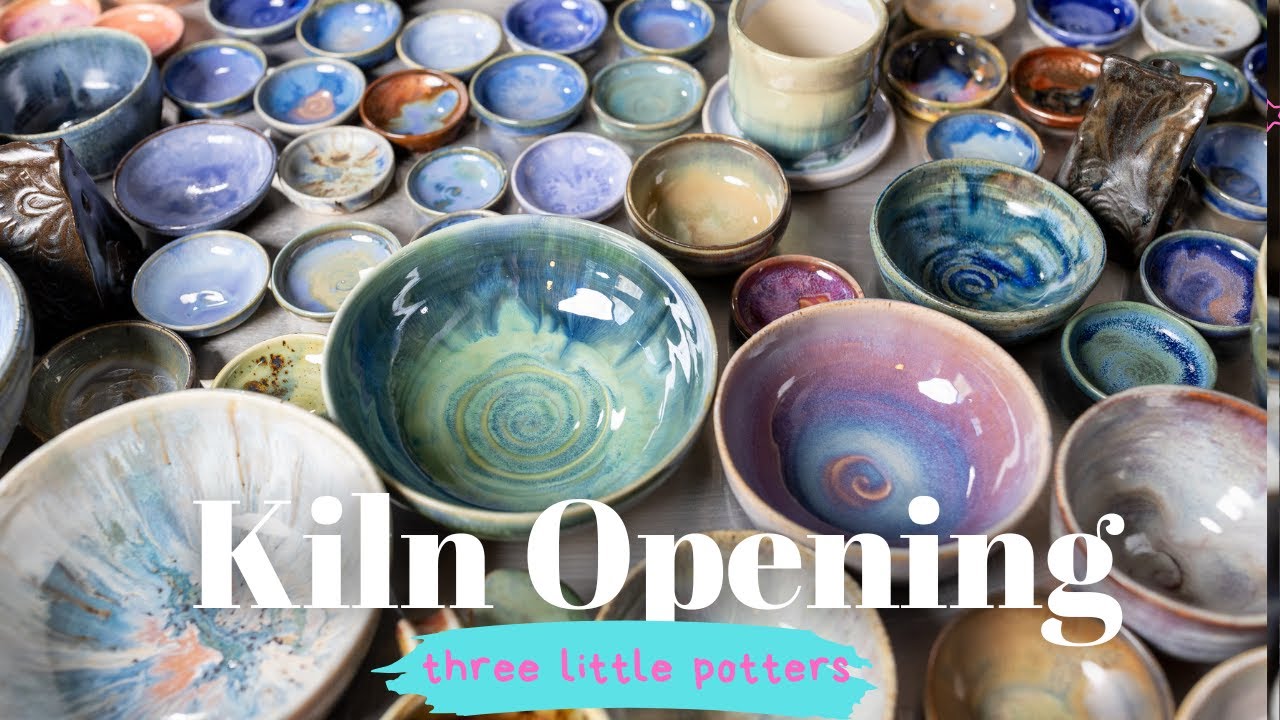 Открытие печи 35: новые глазури Amaco!