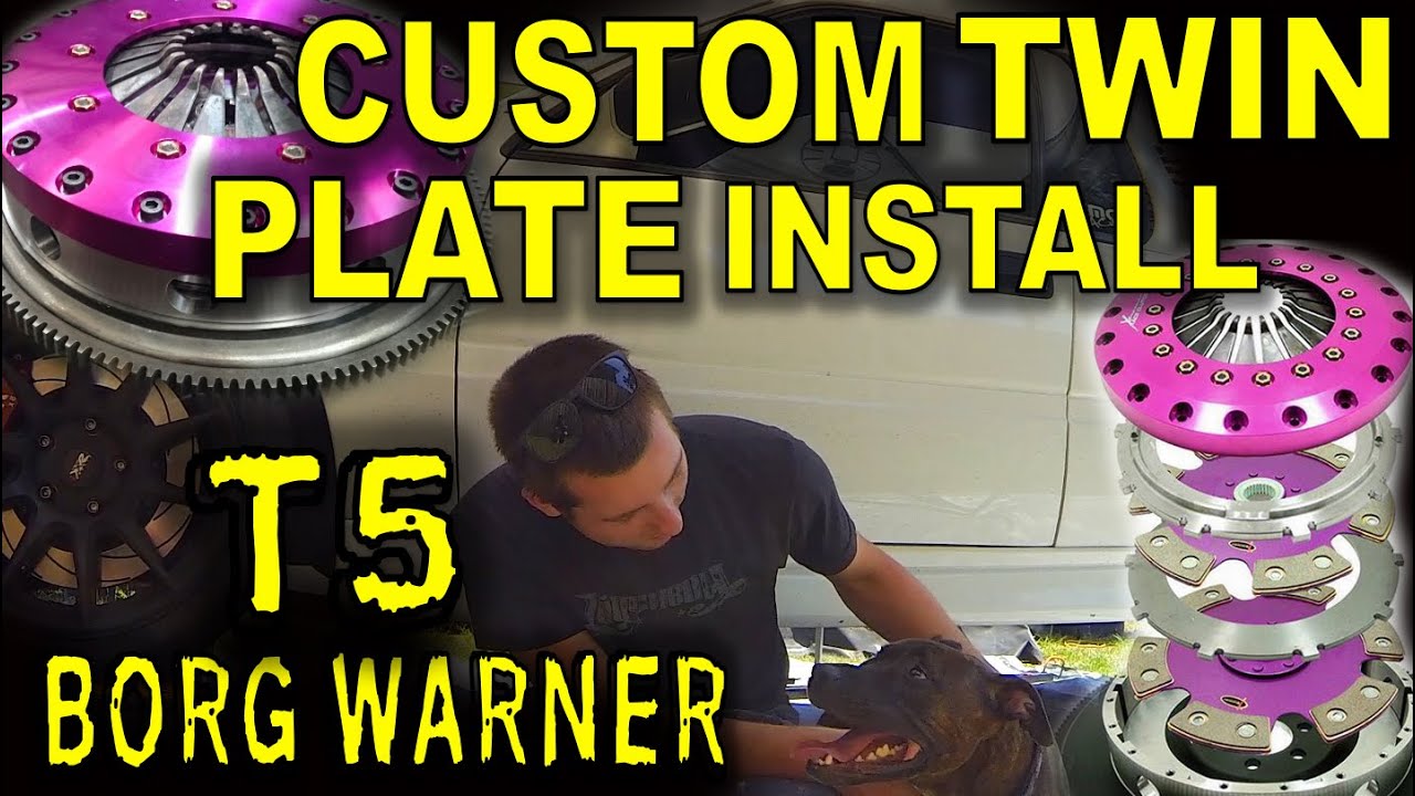 T5 CUSTOM TWIN PLATE CLUTCH INSTALL - TURBO VR V6 UTE