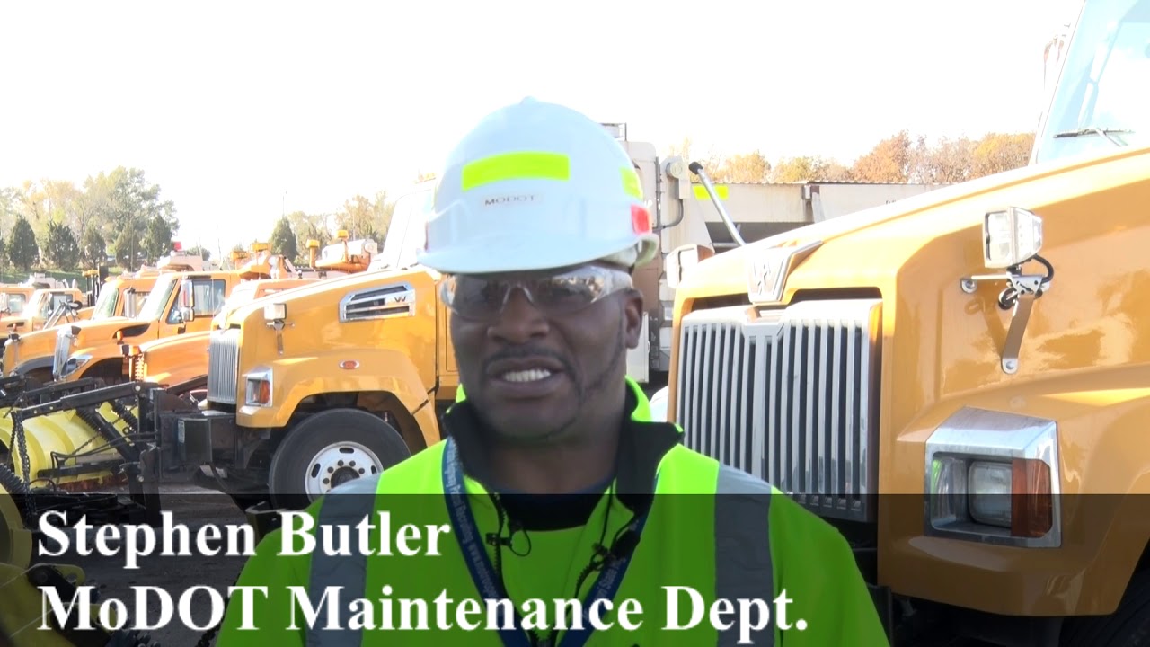 MoDOT KC Takes Part in Annual Statewide Snow Drill - 2019 - YouTube
