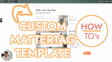 How To Create Custom Mattertag Templates for your Openhaus Tours