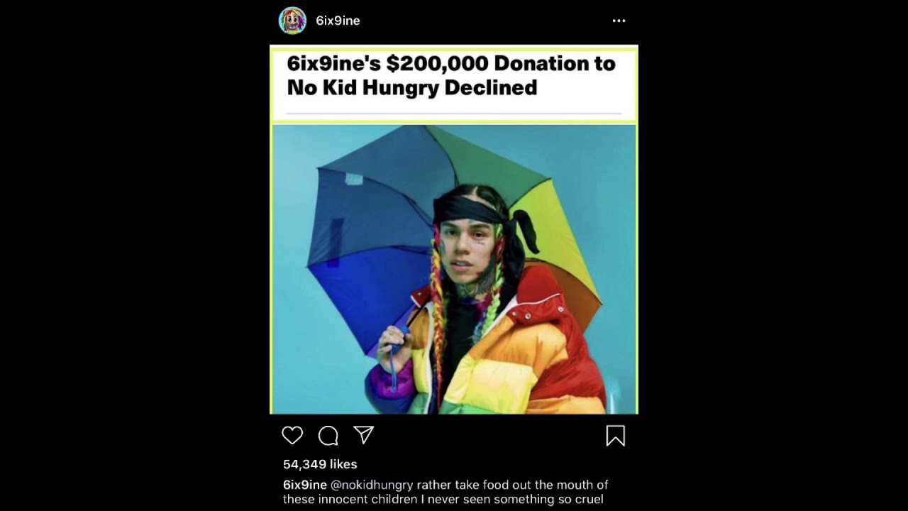 OMG THATS DISGUSTING WHAT DID CHARITY PEOPLE DID WITH TEKASHI 6IX9INE DONATION ?! 😳 |latestnews2020