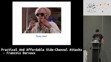 Hack.lu 2018: Practical And Affordable Side-Channel Attacks - Francois Durvaux