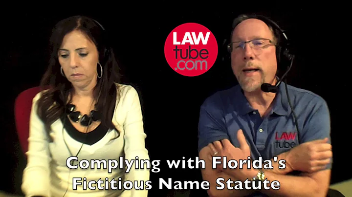 Complying with Florida's fictitious name statute