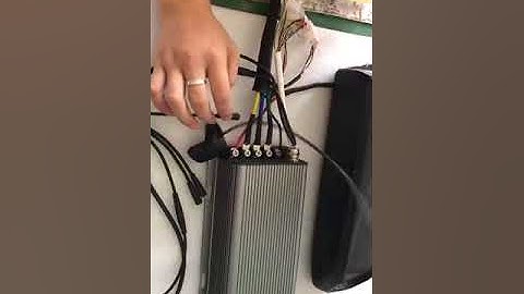 Sabvoton Sinwave controller Connection before Program