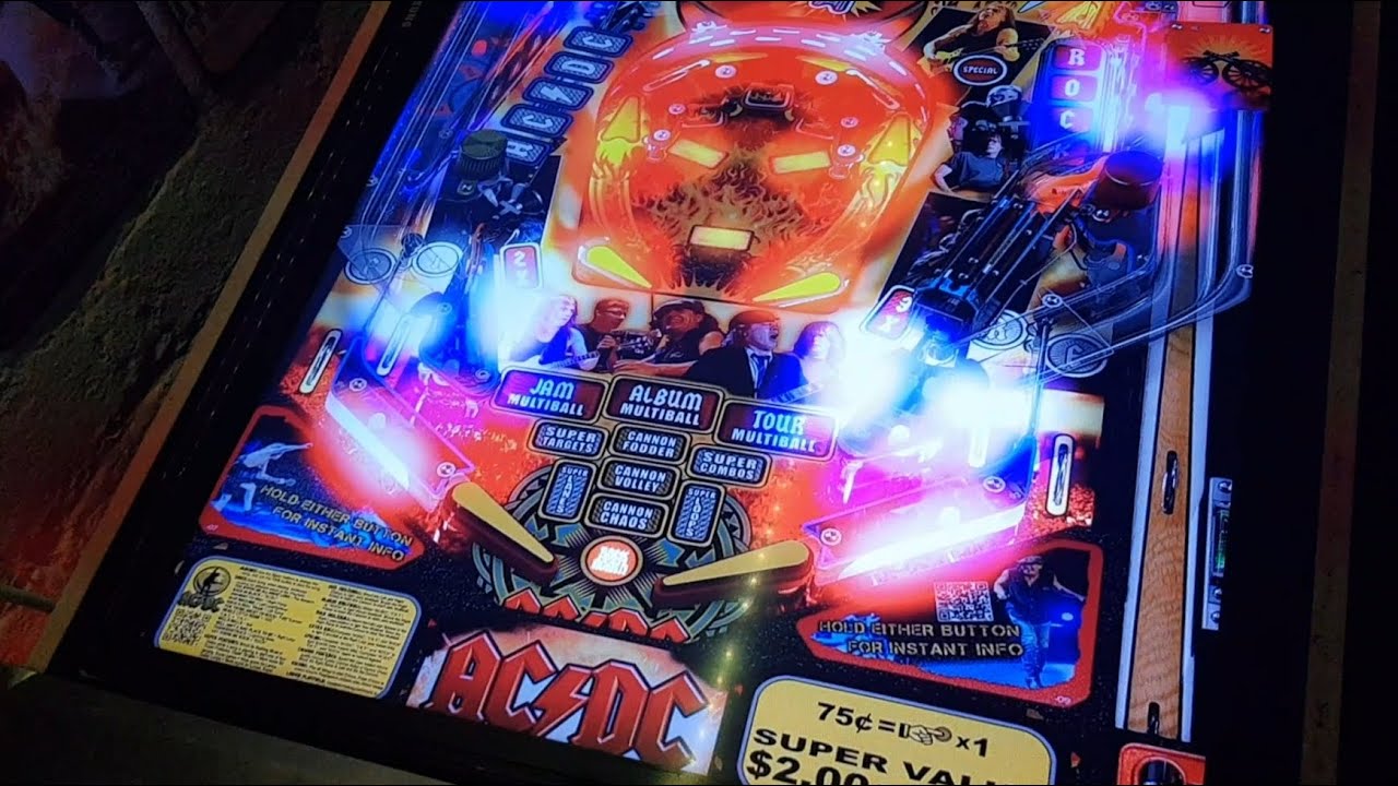 Virtual Pinball machine ACDC BATMAN - Home made - YouTube