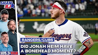 Rangers\/Cubs: Was The Disputed Foul Tip Play Jonah Heim's Fault? | Shan \& RJ