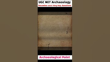 Archaeology Net Very Important Questions|For December 2023#trending #shortsfeed #ytshorts