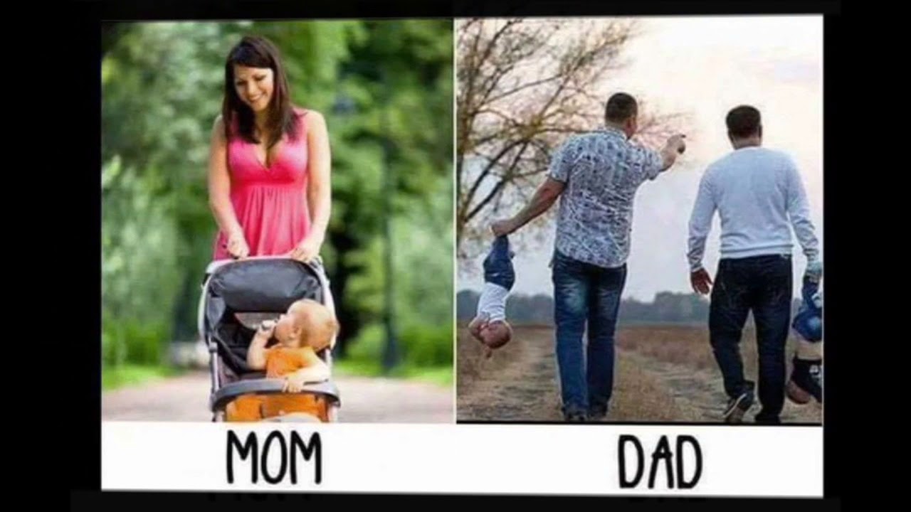 Moms vs Dads - YouTube