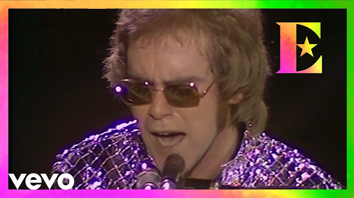 Rocket Man Live version - Live performance video thumbnail