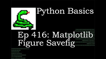 Python Basics Matplotlib Fig Savefig