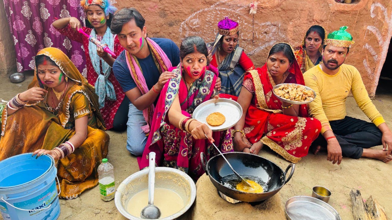जेठानी के जलन, देखिये कैसे देवर-देवरानी के होली खेलते देंख जलती है।|Devar Bhauji Priti Singh Comedy