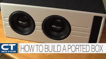 CT Sounds How To | Build a Ported Subwoofer Box