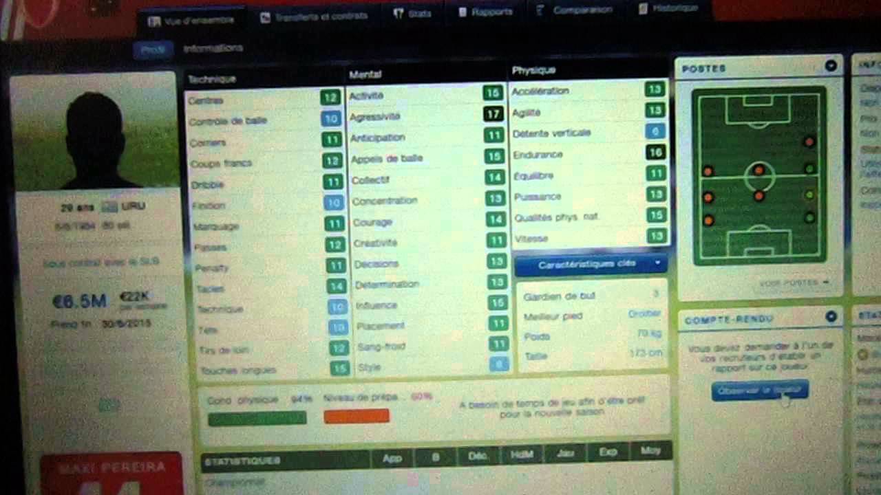 Comment acheter un joueur (transfert) sur football manager 2014 ? - YouTube