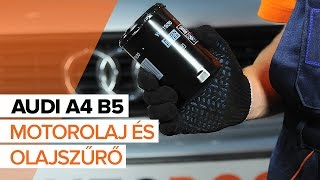 Hogyan cseréljünk Olajszűrő AUDI A4 Avant (8D5, B5) - online ingyenes videó