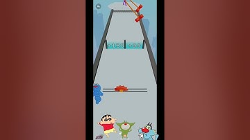 Noob vs Pro vs Hacker||In pixel battle game With Oggy Jack and Sinchan gameplay||#shorts