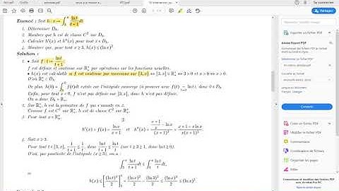 Méthode étude intégrales avec paramètre dans les bornes