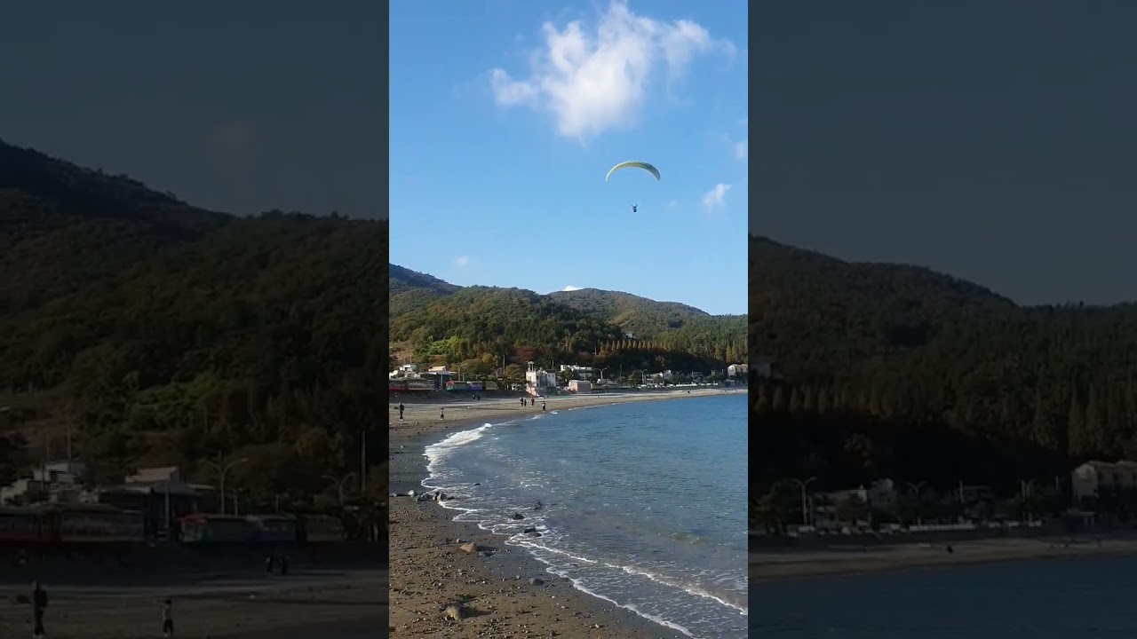 여수 만성리 검은모래해변 🌊 소박하고 편안해
