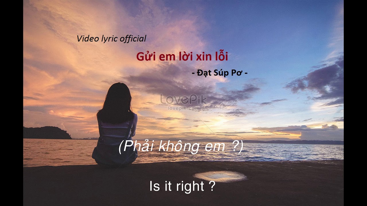 DEAR MY GIRL - Đạt Súp Pơ [Video Lyric Official] - YouTube