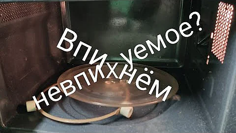 Установка нештатной  тарелки в микроволновку/ 20 января 2023 г.