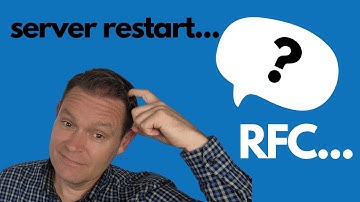 Mastering Change Management: The Role of RFC in Server Restarts