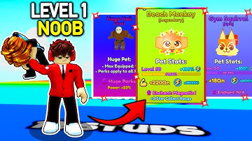Starting Over as NOOB with OP PET in YEET A FRIEND ! (Roblox)