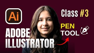Basic Pen Tool Made EASY | Adobe Illustrator Class 3 | Roshni Tutorials