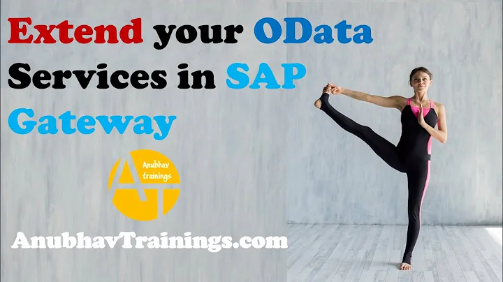 How to Extend an SAP OData Service in Gateway|Fiori Extension Scenario| contact@anubhavtrainings.com