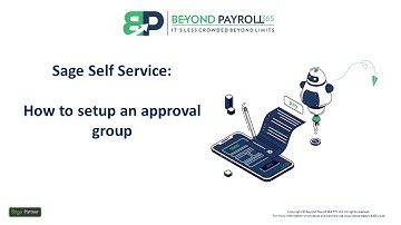 Sage ESS: How to setup an approval group