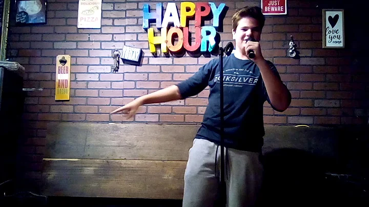 Happy Hour open mic. Henry Payne (15yrs old)