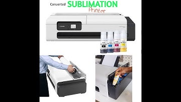 We Converted Cheap $699 Canon TC-20 into a Sublimation Printer  🖨24" #sublimation #embroidery #DTF