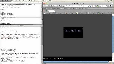 How to Display a Modal Using CSS : CSS Tips & More