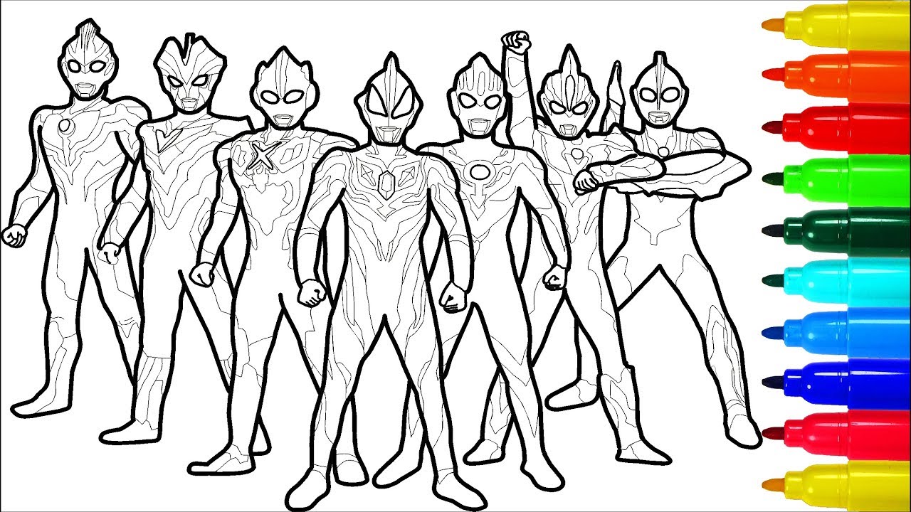 Download Ultraman Wallpaper Coloring Pages | Colouring Pages For ...