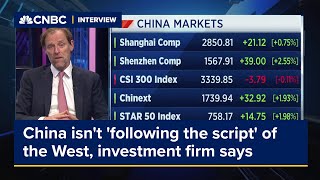 Markets: China isn't 'following the script' of the West, investment firm says