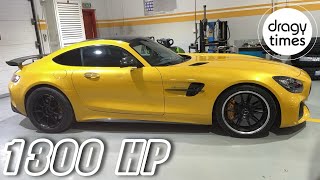 1300 HP AMG GT-R from GAD-Motors | Acceleration 100-200 & 200-250 km/h by Dragy Motorsports