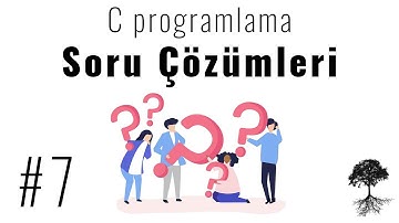 C PROGRAMLAMA SORU ÇÖZÜMÜ - 7 (for, İç İçe Döngüler ile Şekil Çizimi)