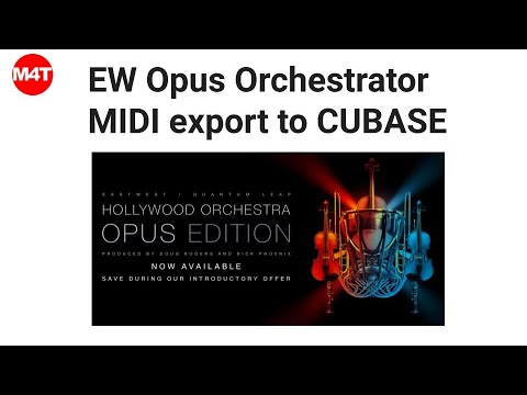 EW Opus Orchestrator MIDI export vers CUBASE (version Française)