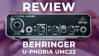 Análise da Interface Behringer U-Phoria UMC22 - Review