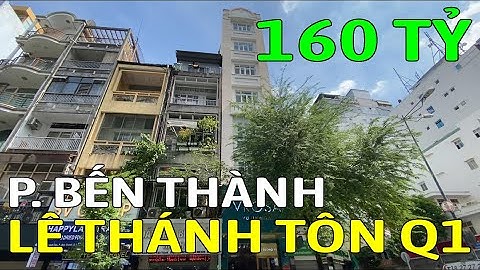 Bán nhà mặt tiền đường LÊ THÁNH TÔN, Phường Bến Thành, QUẬN 1 - Mã sp: SK1199