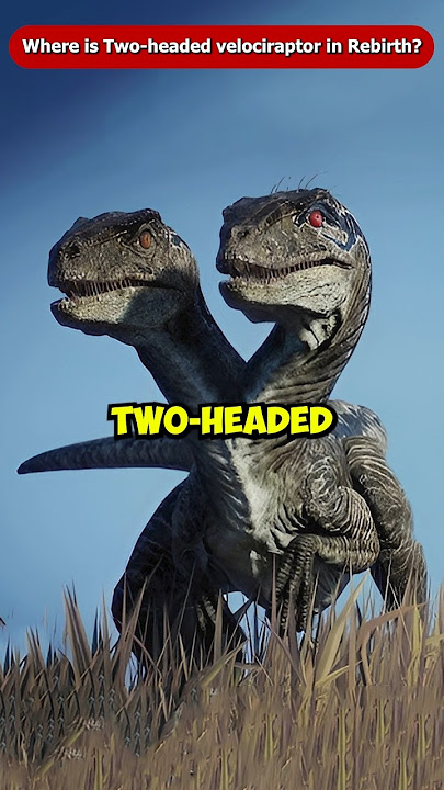 What Happened to the Two-Headed Velociraptor in Jurassic World Rebirth? #Shorts #Viral
