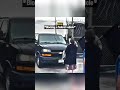 Karen Blocking Federal Vehicle Gets Instant Karma