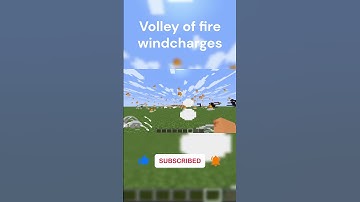Volley of fire Windcharges #minecraft #redstone