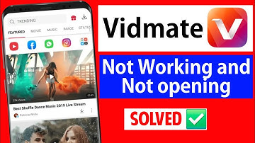Vidmate Not Working And Vidmate Not Opening Problem Solved 100%
