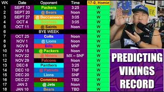 Win/Loss Predictions for the 2026 Vikings Schedule! (aka That's a Win, Dawg)
