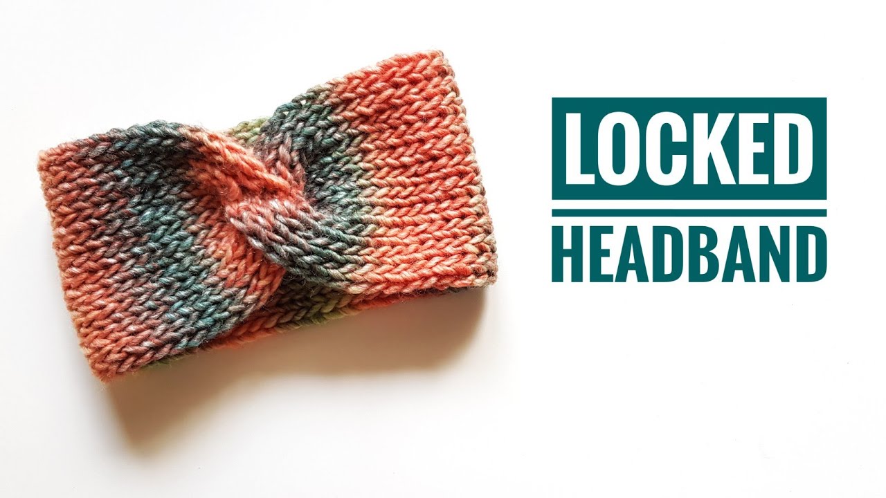 How to Knit a Locked Headband using a Long Loom (DIY Tutorial) YouTube