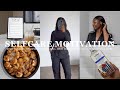 Self care motivation  reset routine hygiene deep cleaning meal prep baking grocery restock