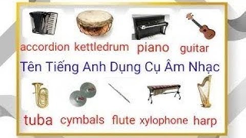 Từ vựng tiếng anh các dụng cụ âm nhạc giao tiếp tốt tiếng anh