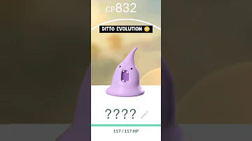 If ditto evolves in pokemon go.