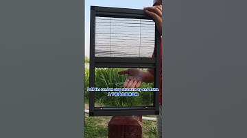 Up and down folding steel mesh window, high-definition flexible mesh, hanging window #qiangning